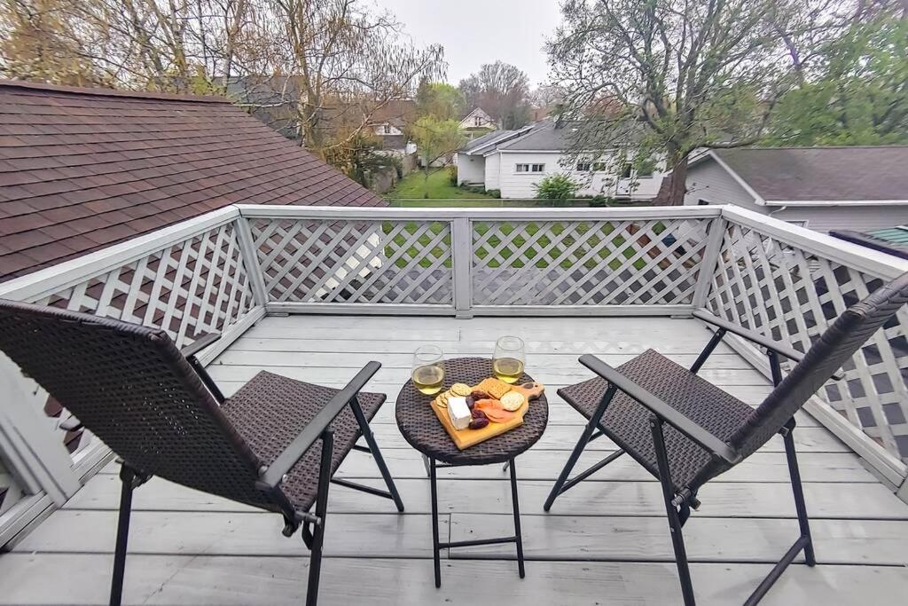 Historic W/Deck, King Bed & Air By Lake Michigan Manistee Bagian luar foto