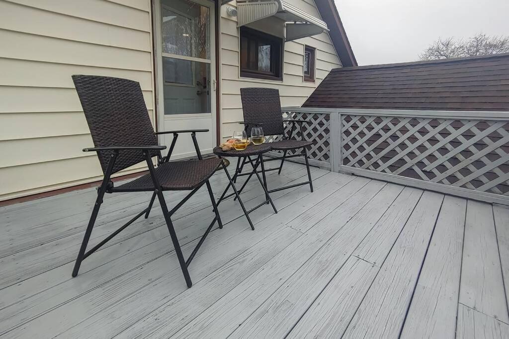 Historic W/Deck, King Bed & Air By Lake Michigan Manistee Bagian luar foto